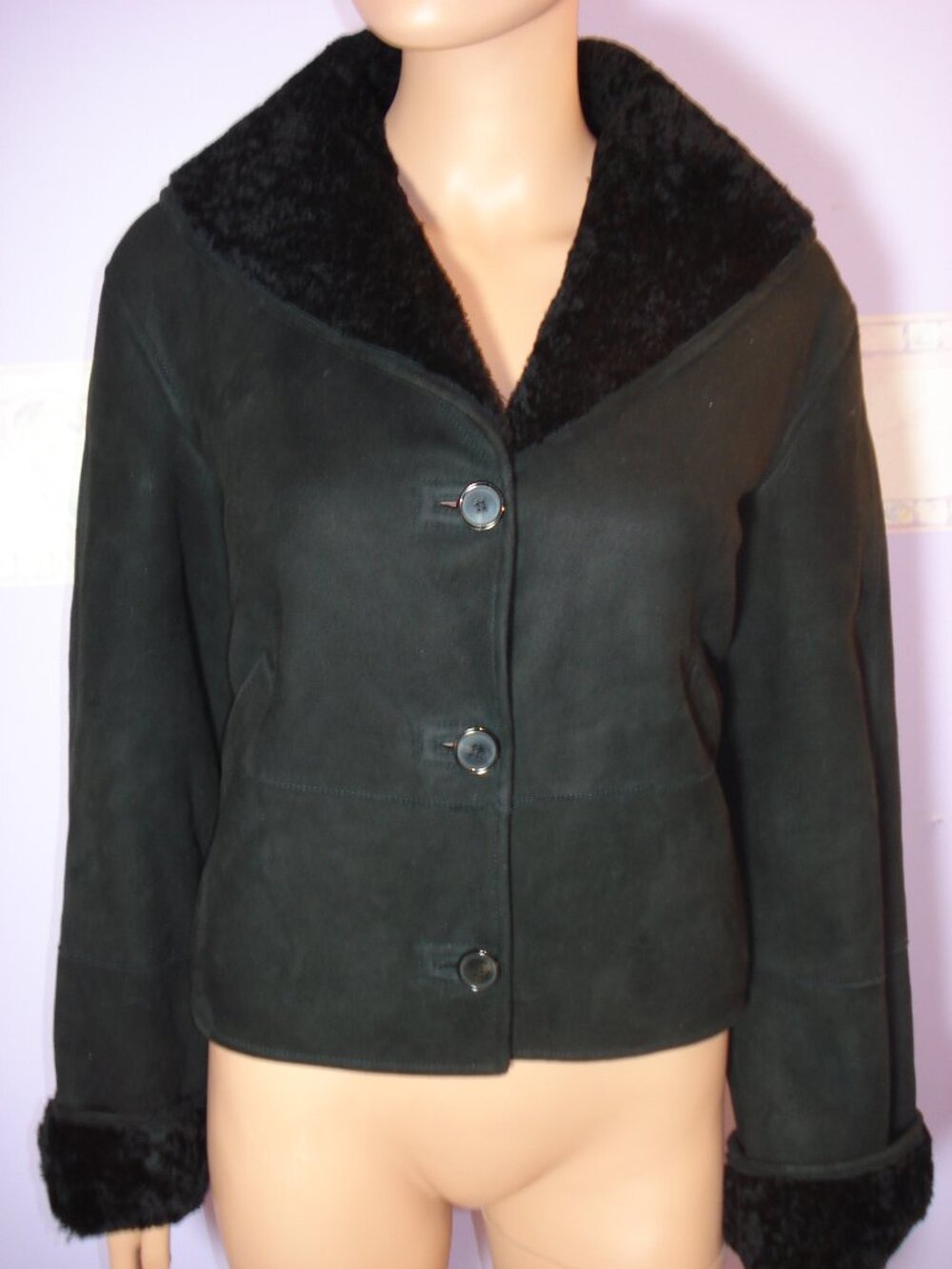 Ralph Lauren Black Label Size 6 Lamb Shearling Coat - New with Tag MSRP $4995